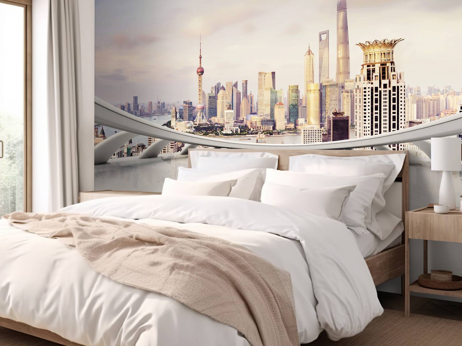 Skyline van Shanghai