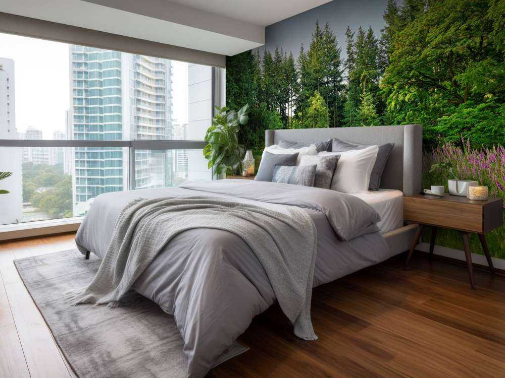 Verlaten plek in het bos