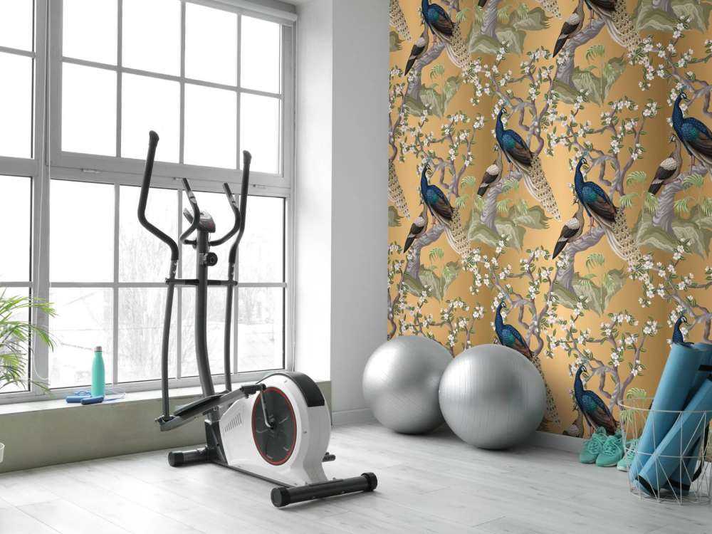 Pauwengefluister in Oase