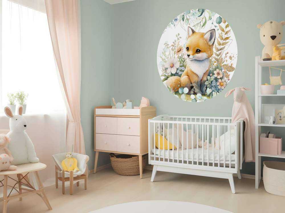 Mint & gouden gebladerte baby welpje