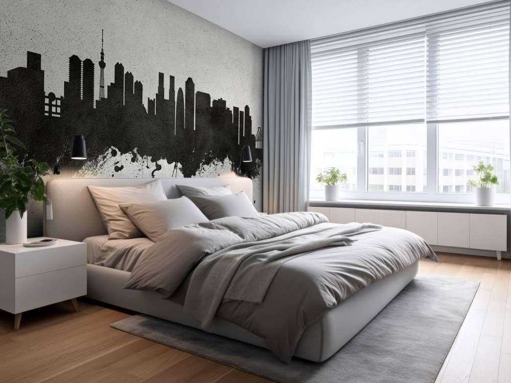 Waterverf skyline, Tokyo