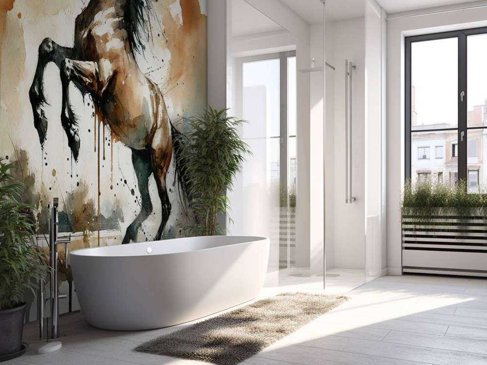 Fiery Horse Elegance