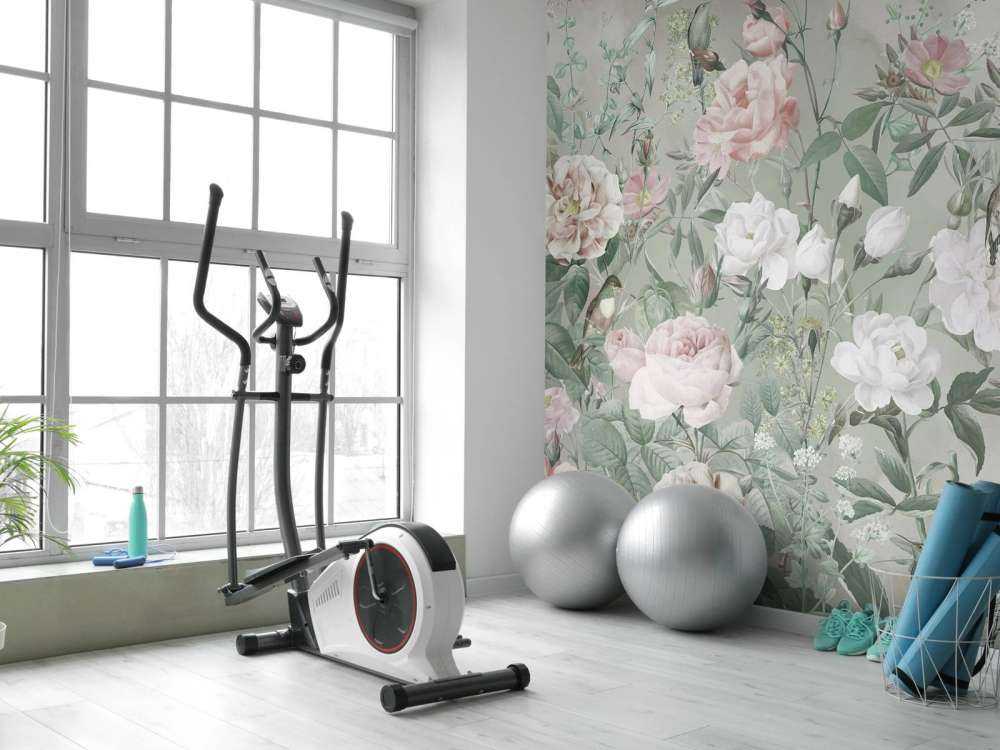 Birds in Rose Garden