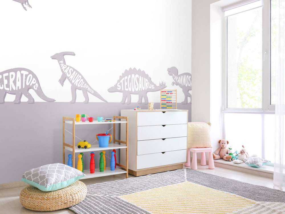 Dino's met tekst in roze