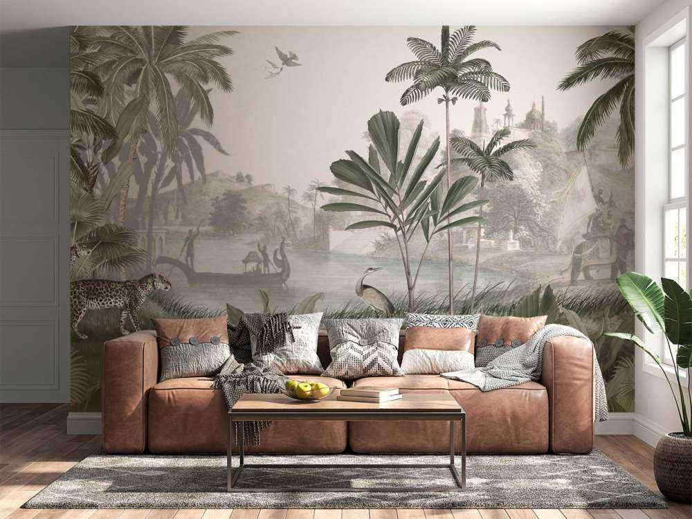 Leopard Landscape - Green