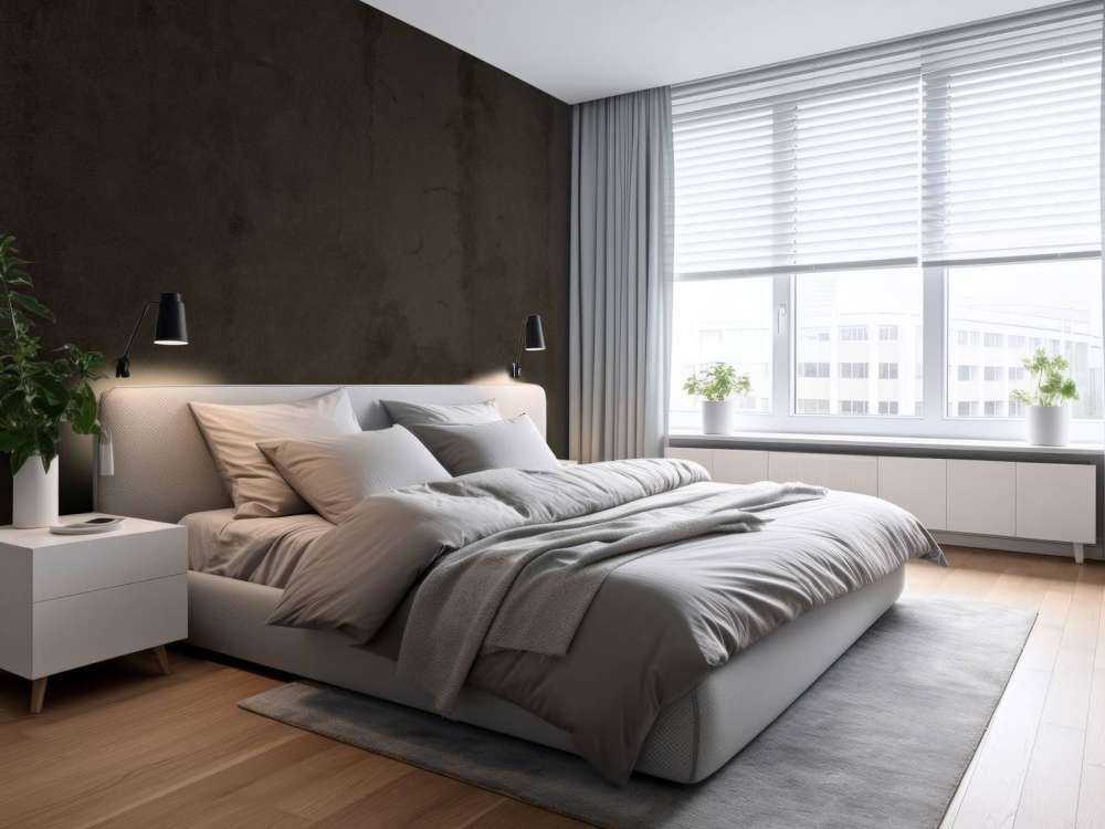 Dennenboom bruin beton