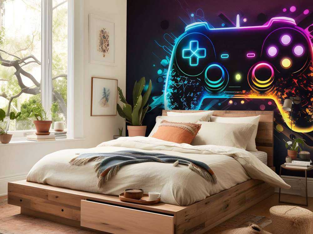 Neon Gaming Explosion