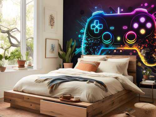 Neon Gaming Explosion