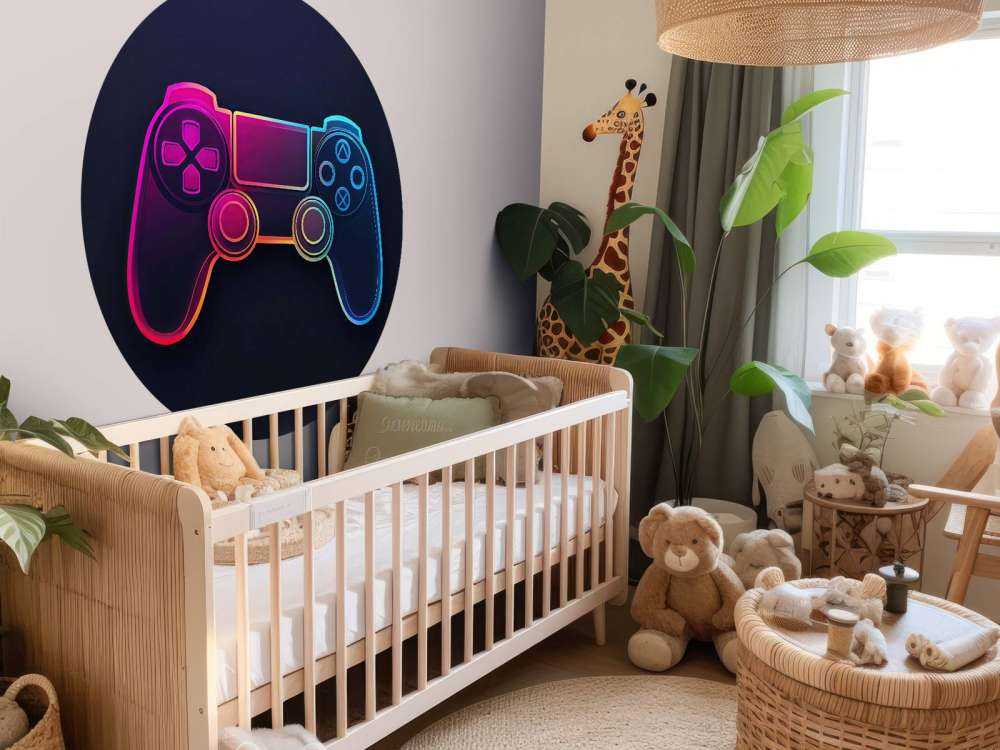 Neon Gaming Controller