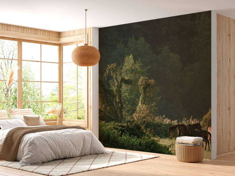 Paarden in het Betoverde Woud