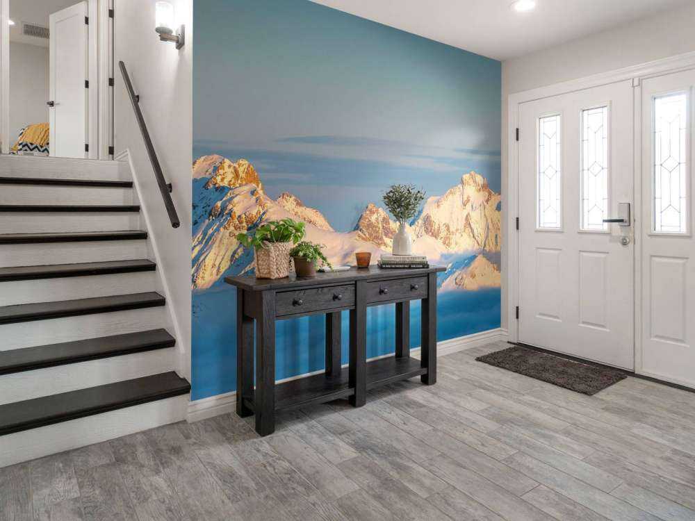 Gouden Gloed Op Bergtoppen