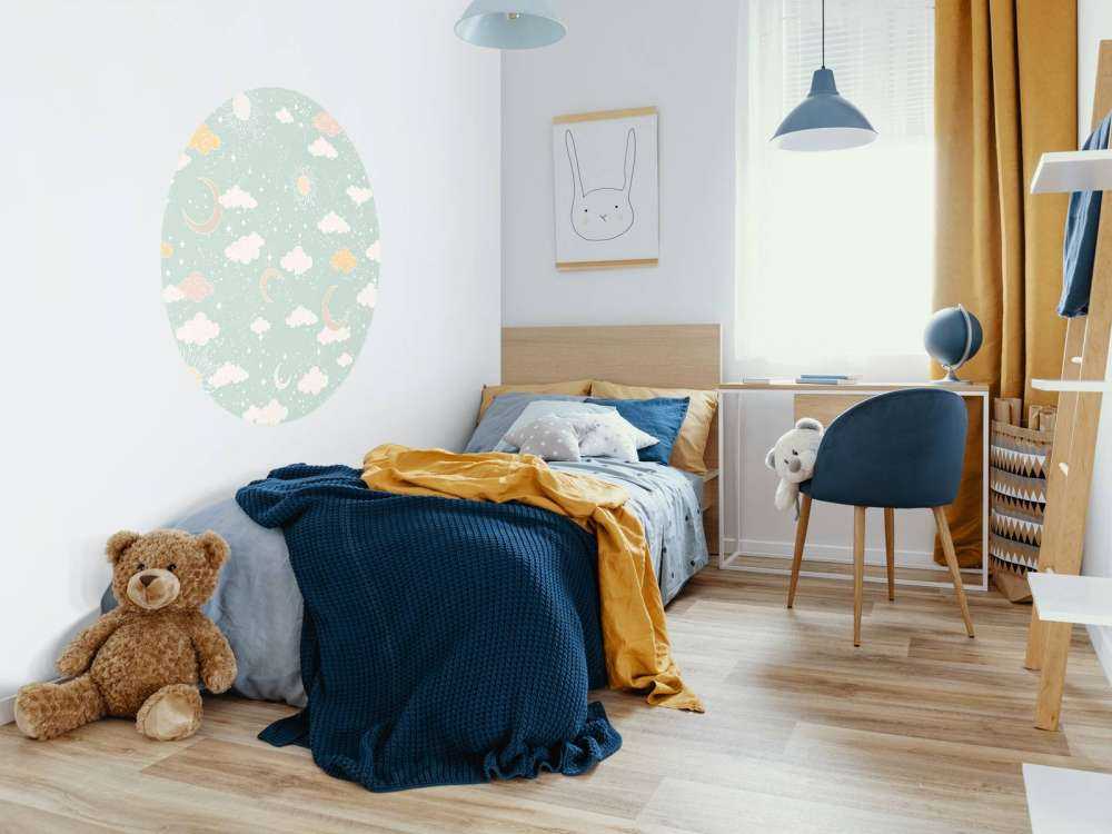 Hemellicht in pastel en mintgroen