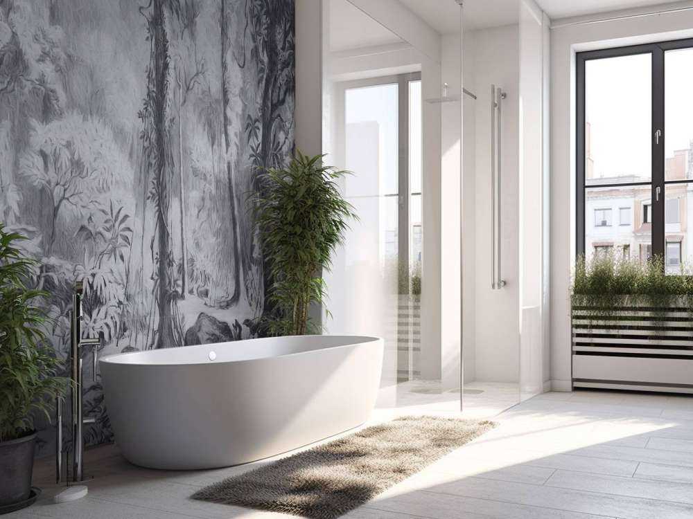 Tropic forest - grey