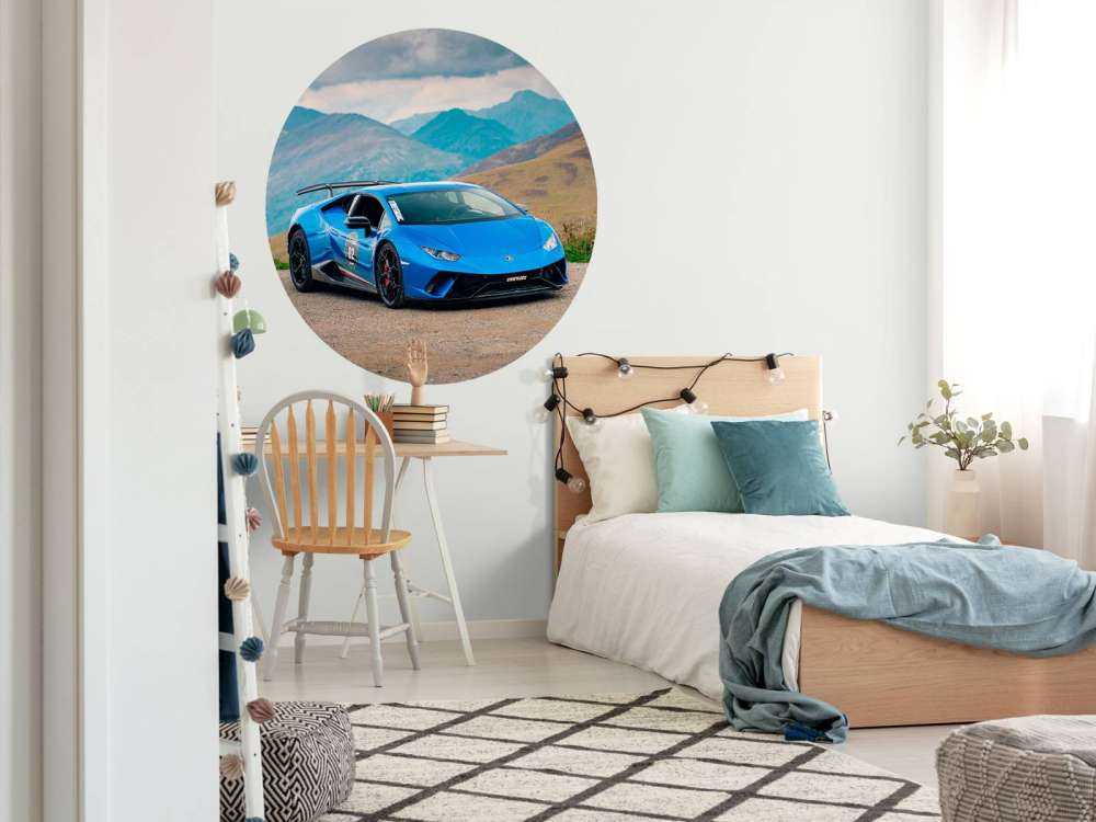 Lamborghini Huracán STO in de bergen