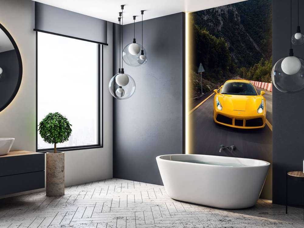 Snelheid door groene bergpassen