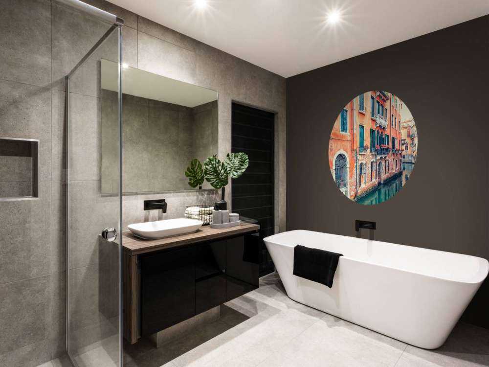 Warme gevels langs Venetiaanse gracht