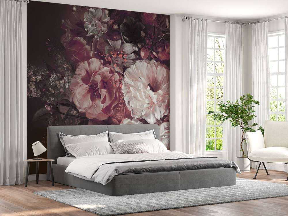 Bouquet with lilac Red