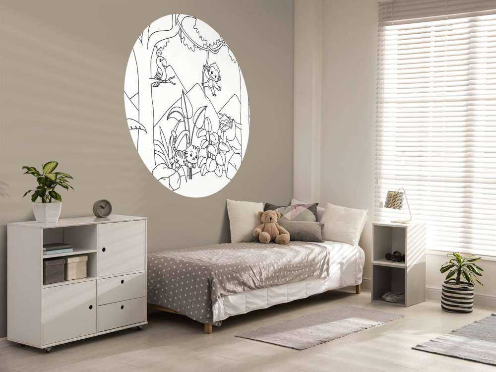 Speelse dierenpret in de jungle