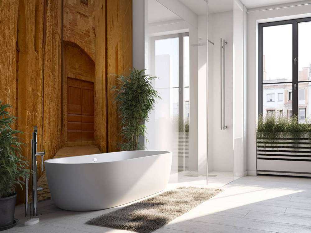 Italiaans straatje met lantaarn