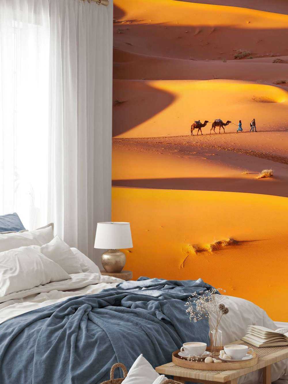 Bovenaanzicht woestijn