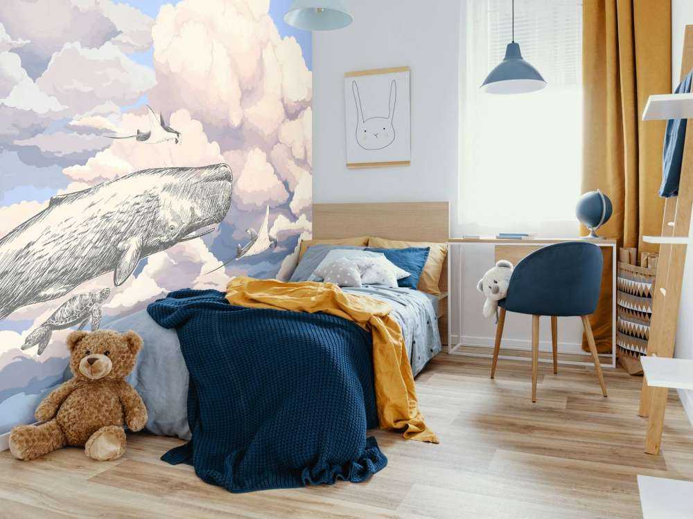 Walvis met zijn vrienden