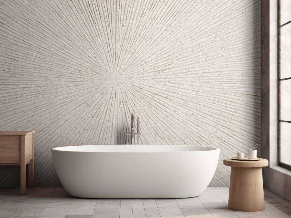 Structuur met lijnen in linnen