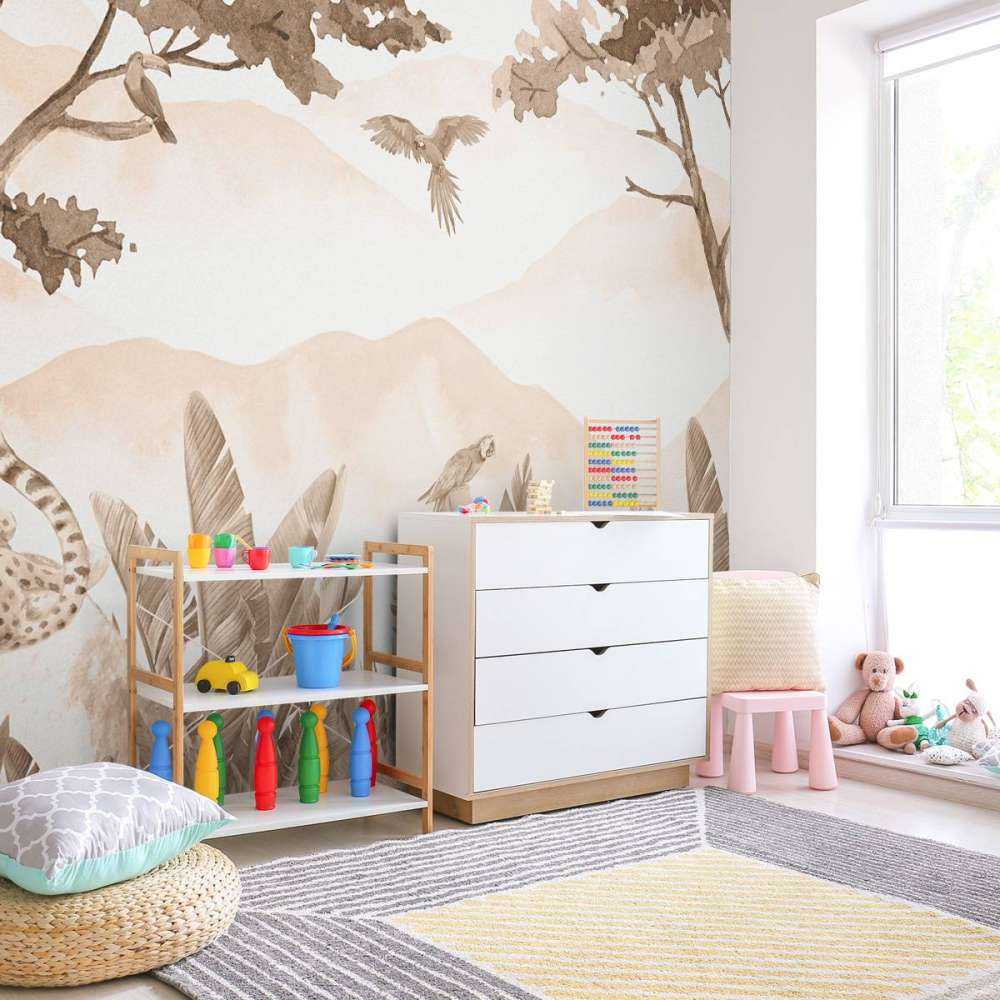 Roofdieren in de jungle taupe