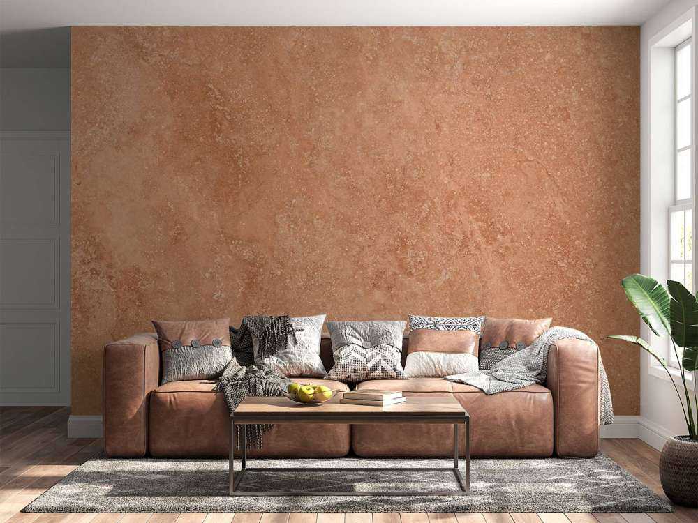 Terracotta kleur marmer