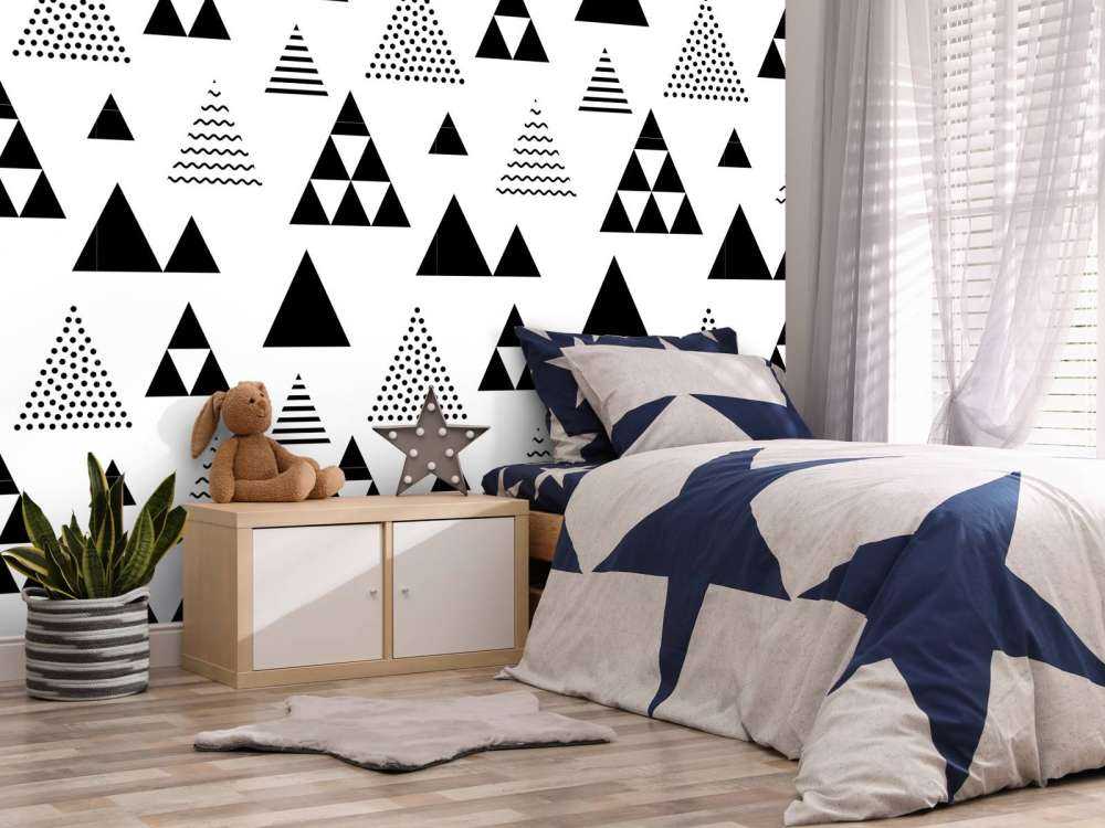 Driehoeken in zwart-wit