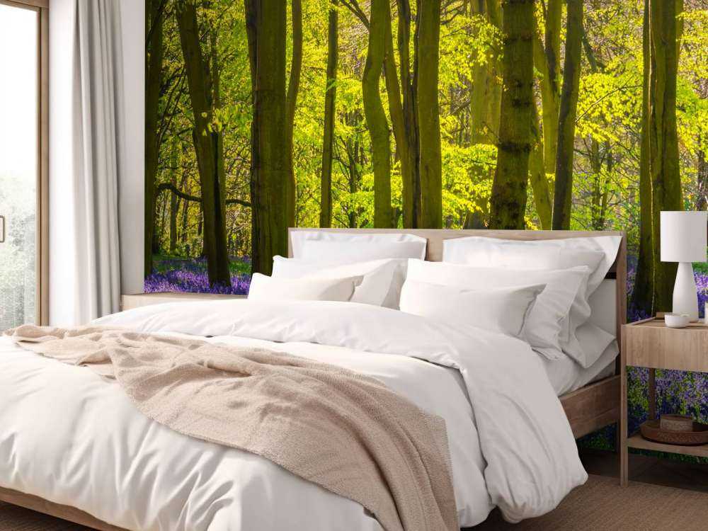 Bos met veel lavendel