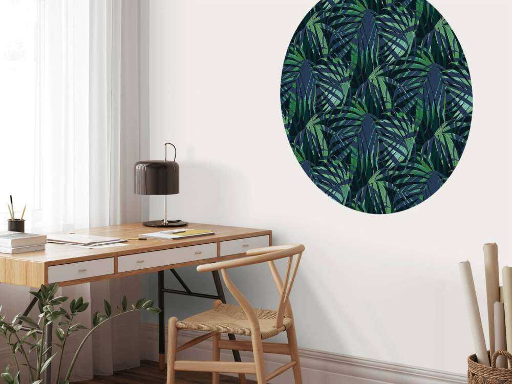 Groene palmbladeren