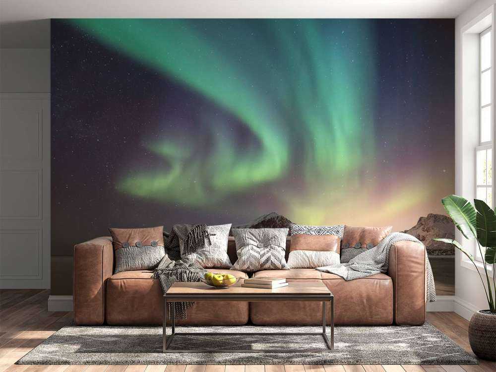 Verlichte nacht door Noorderlicht