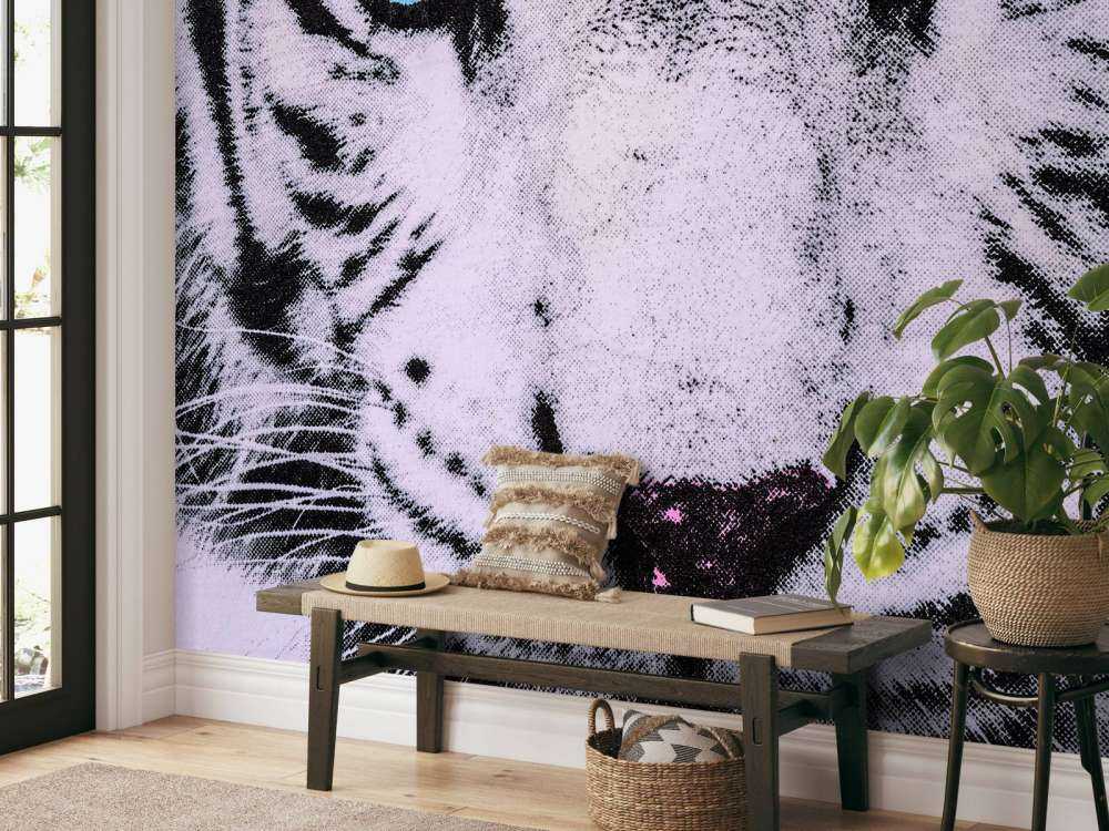 Gezicht van een Witte Tijger