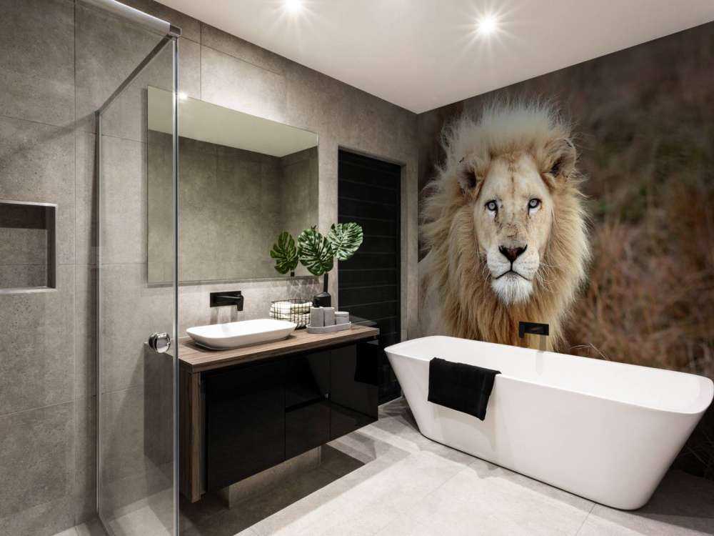 Harige Leeuw in de natuur