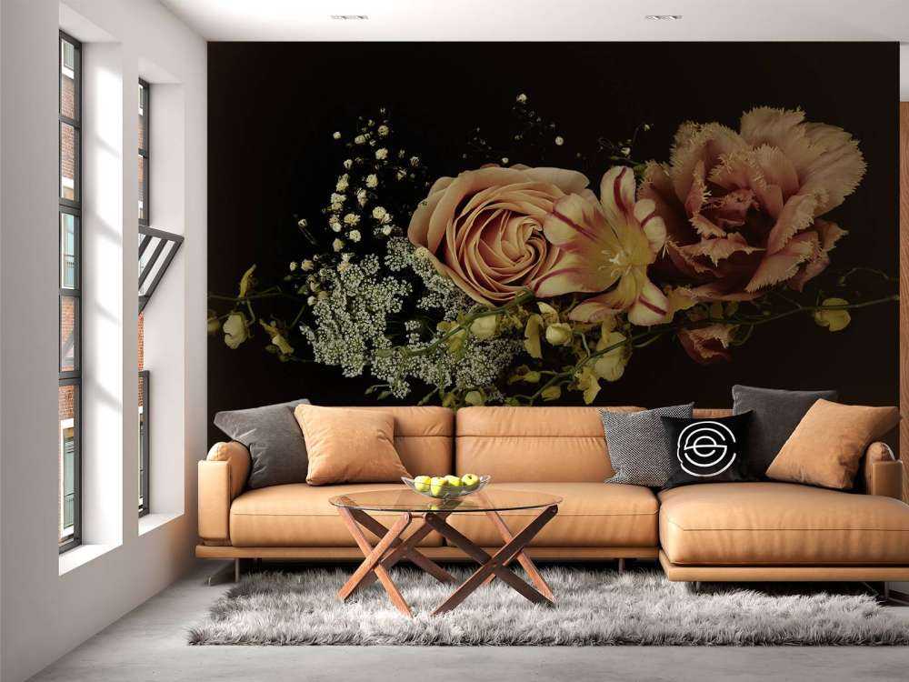 Slinger van bloemen