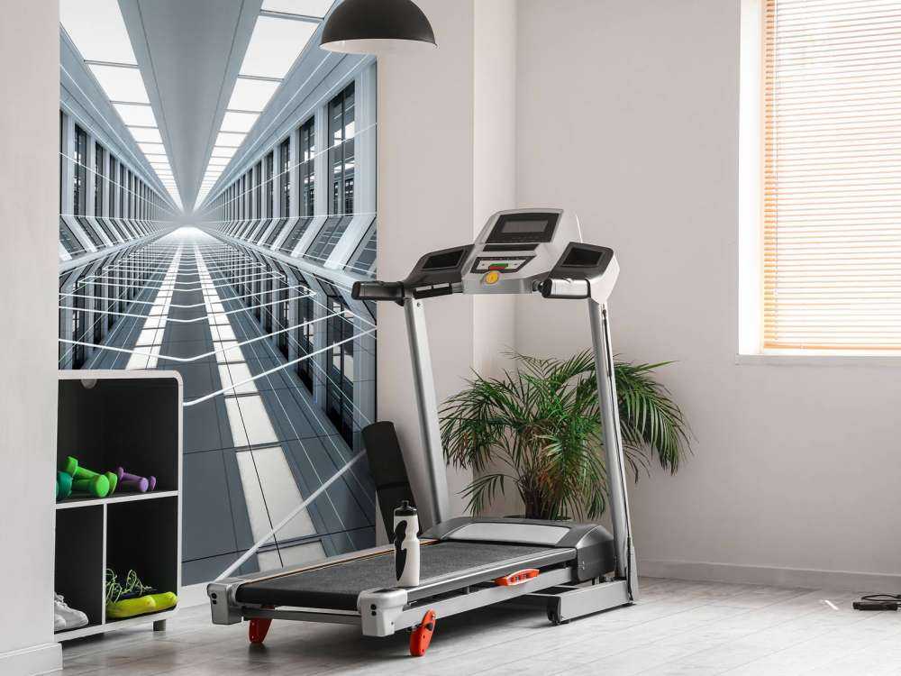 3D gang in een kantoor