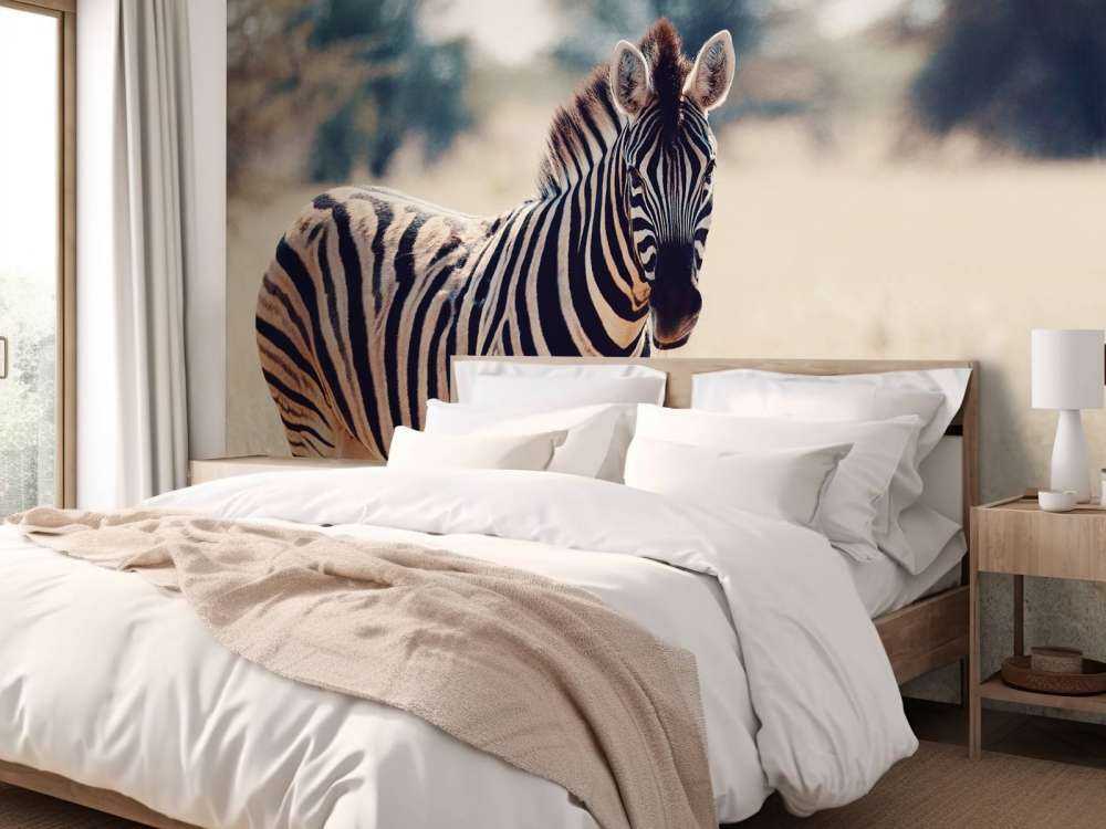Zebra in het wild