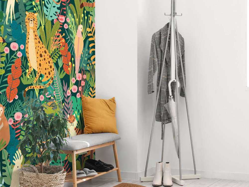 Kleurrijke dieren patroon