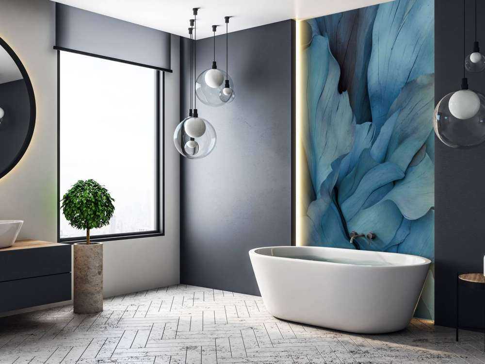 Oceanic floral whispers organic forms