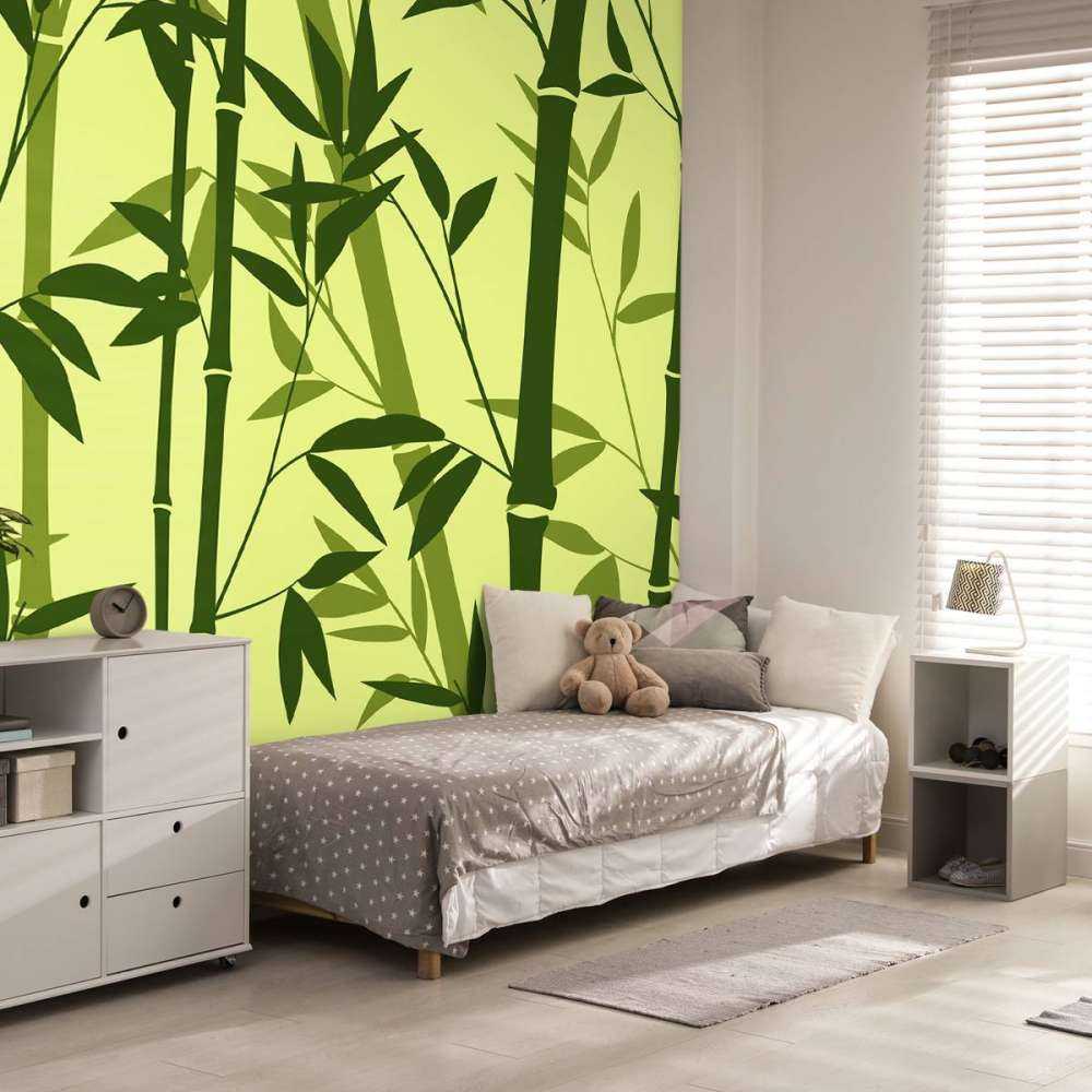 Illustratie van bamboebos