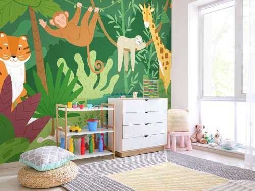Blije jungle dieren