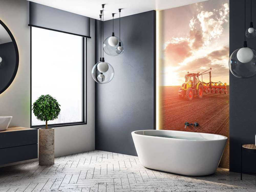 Tractor aan het werk