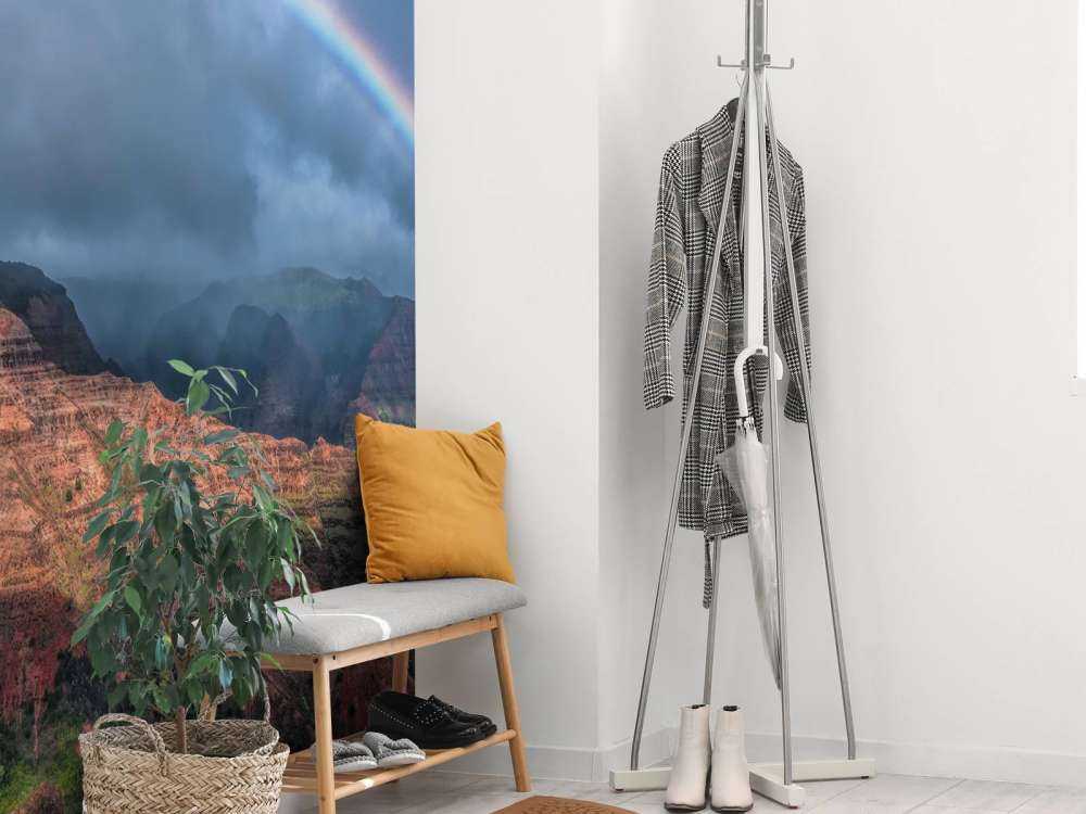 Regenboog boven Waimea Canyon