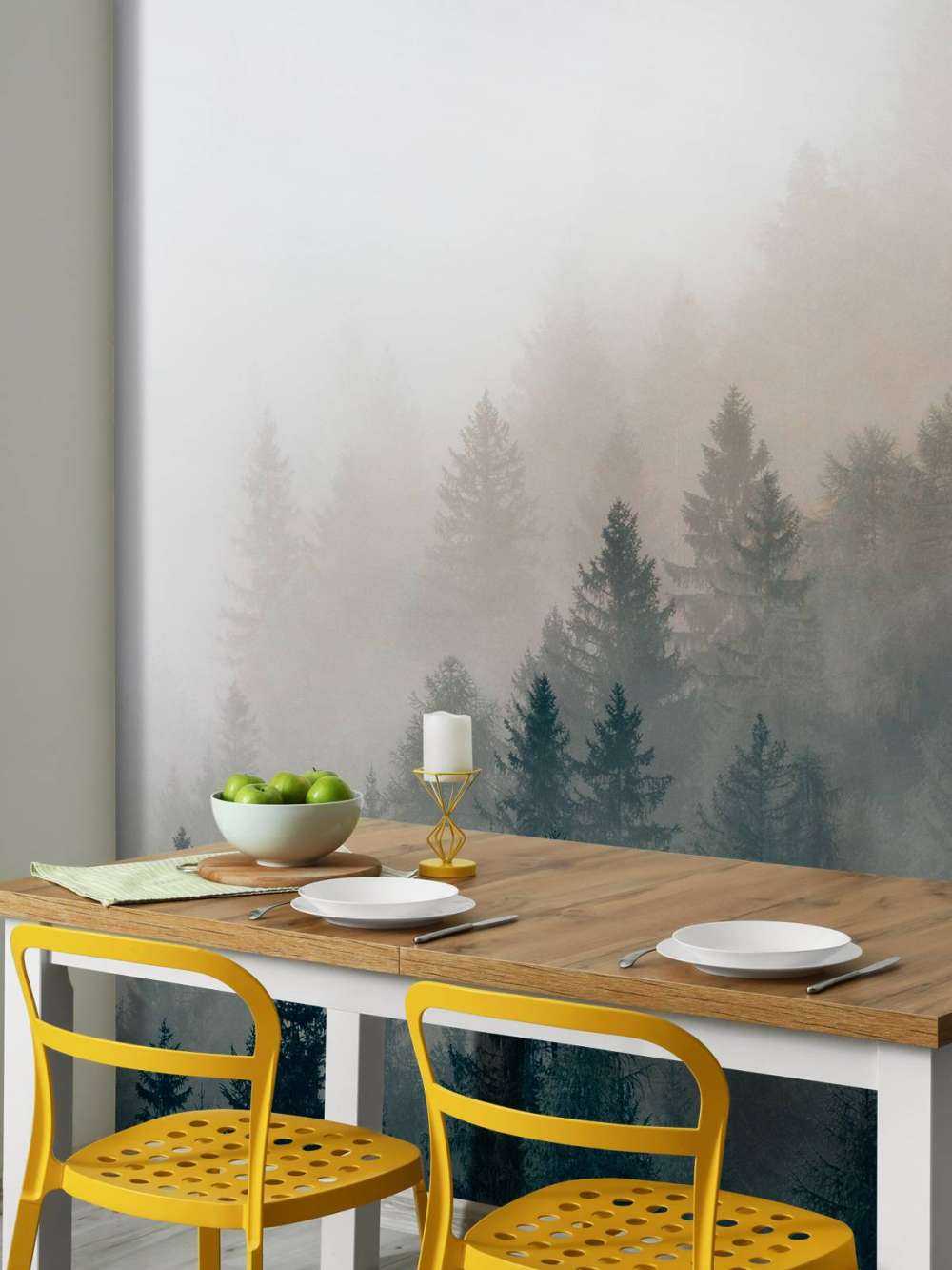 Cortina d'Ampezzo tijdens de mist