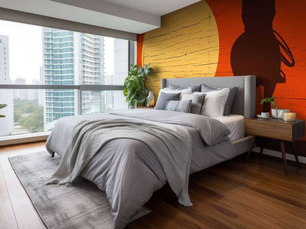 Cowboy in de woestijn