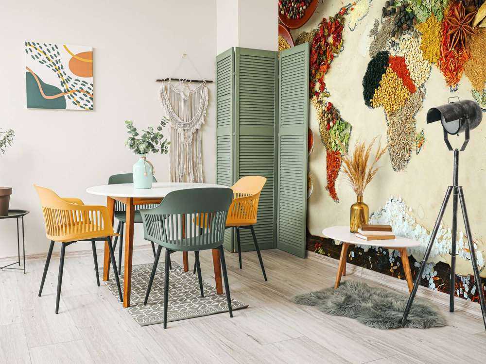 Wereldkaart van kruiden