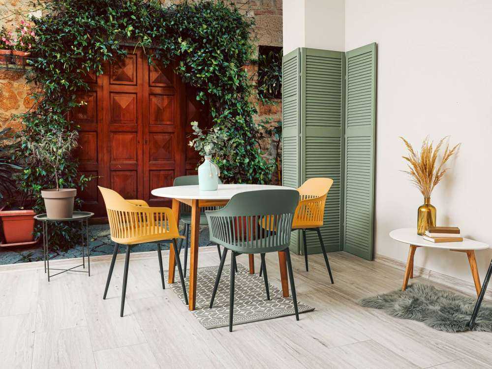 Houten deur in Italië