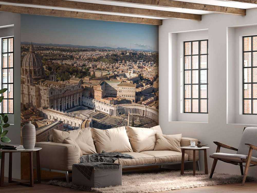 Vaticaanstad met kerst