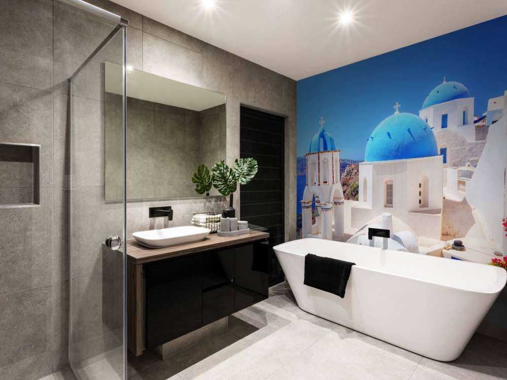 Klein kerkje op Santorini