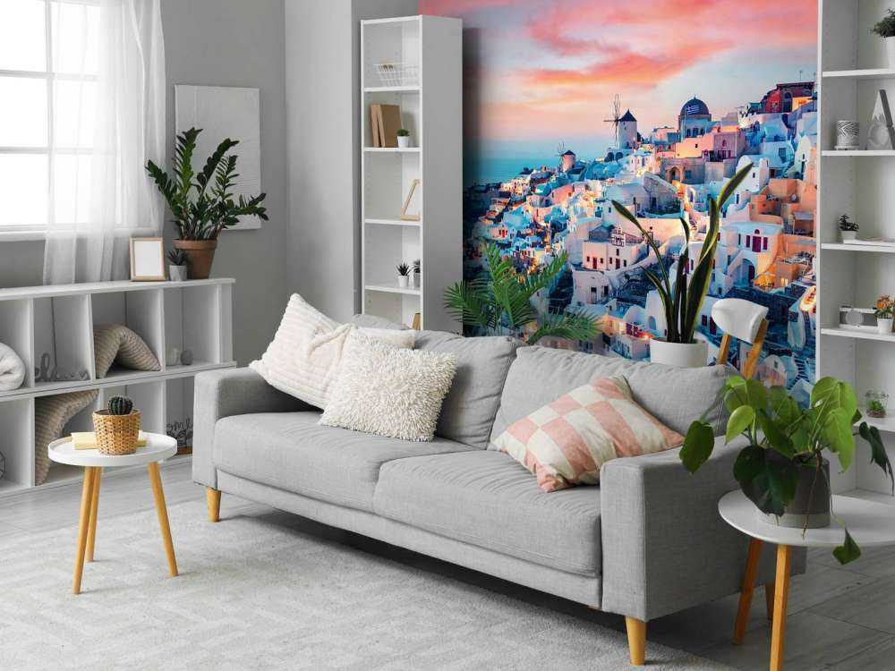 Witte huisjes op Santorini